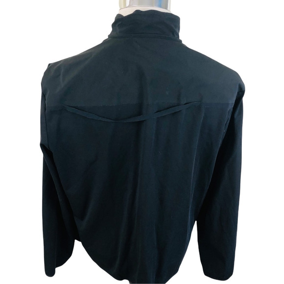 Theory Jacket Womens XXL 2XL Performance Light Black Full Zip Pockets Mock Neck - Picture 3 of 8